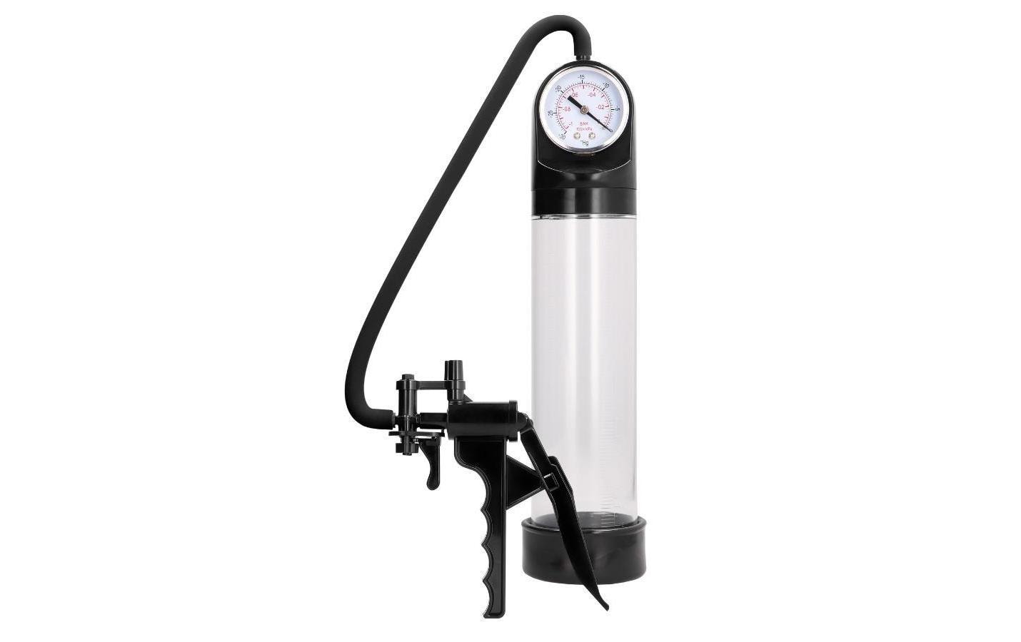 Penispumpe Elite PumpeManuelle Penispumpe mit Druckmesser