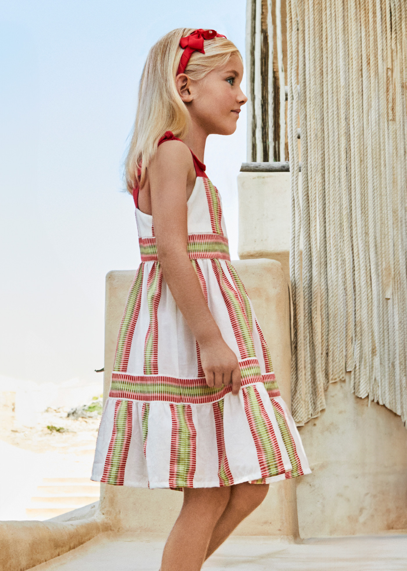 Vestido listrado para meninas em Granada
