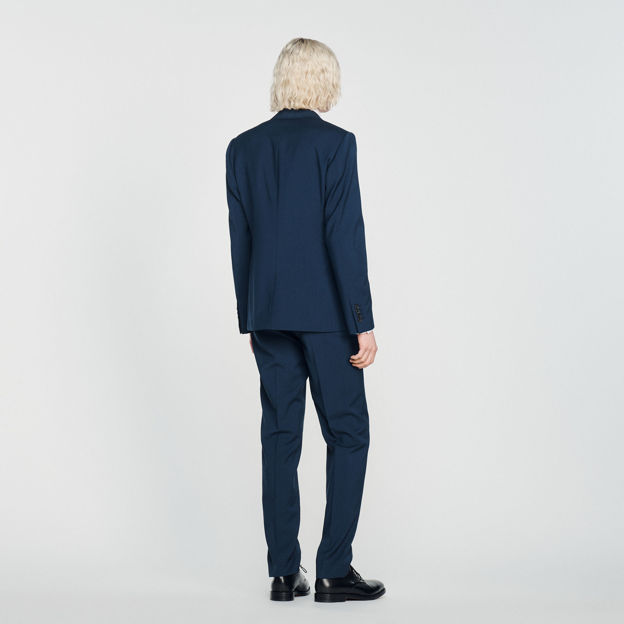 Veste de costume en laine vierge
