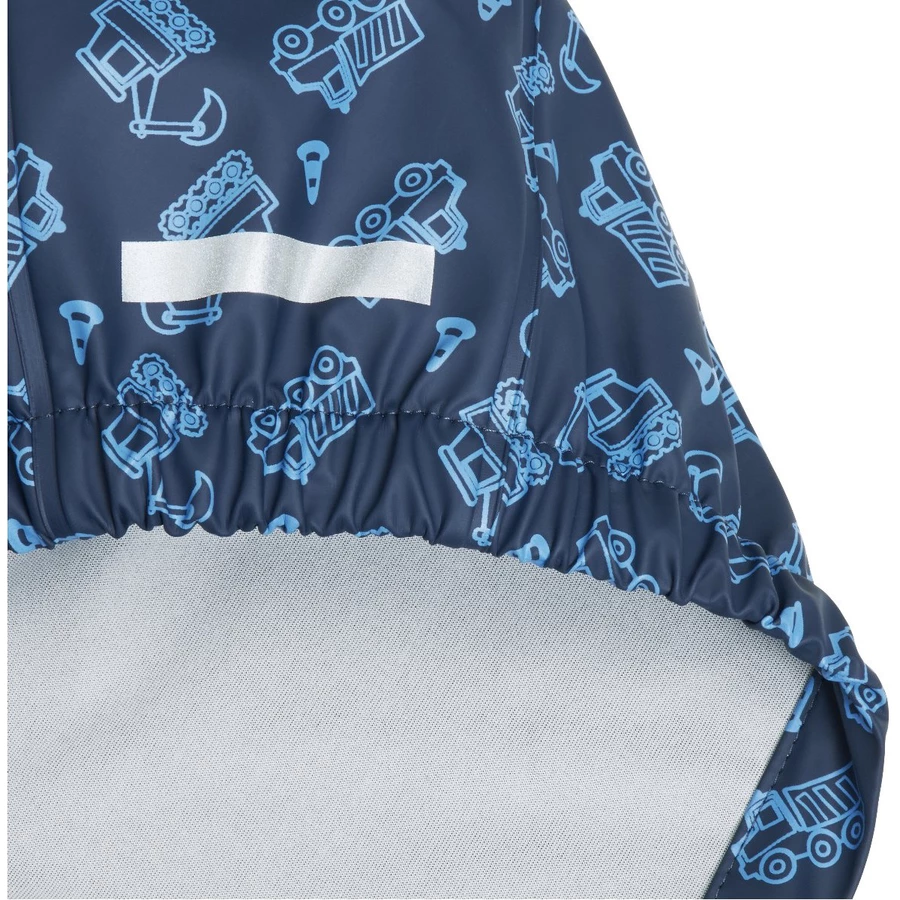 Playshoes Regen-Overall Baustelle marine