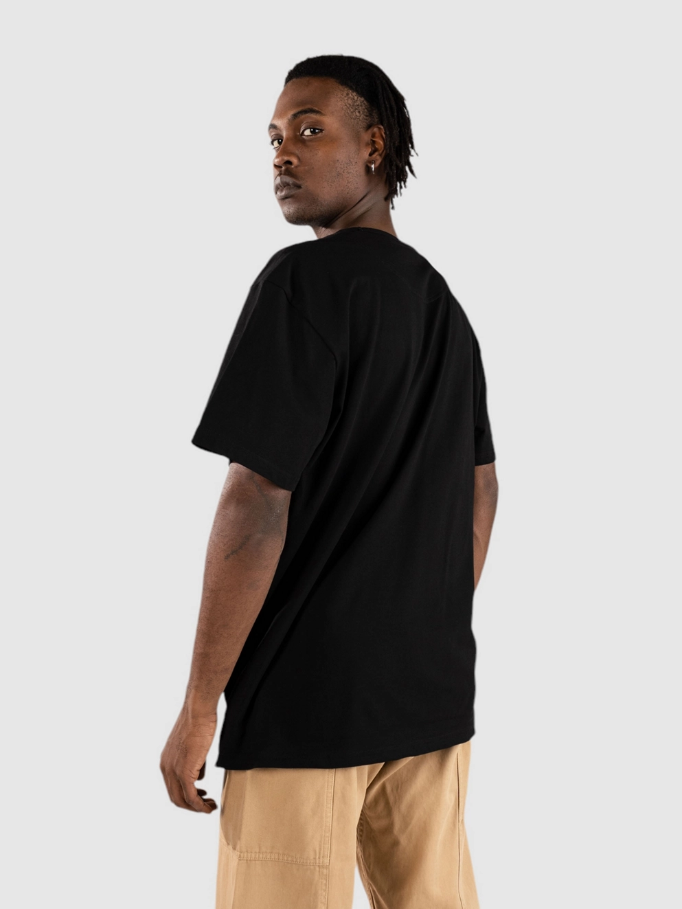 Fat Moose Cave Organic T-Shirt black