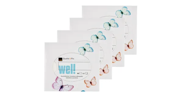 Well Kosmtiktücher Design FSC 90 Stück 4x 90St