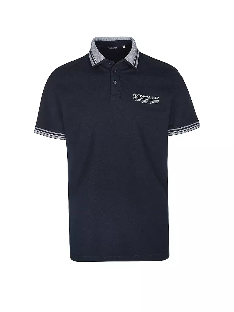 TOM TAILOR Poloshirt dunkelblau