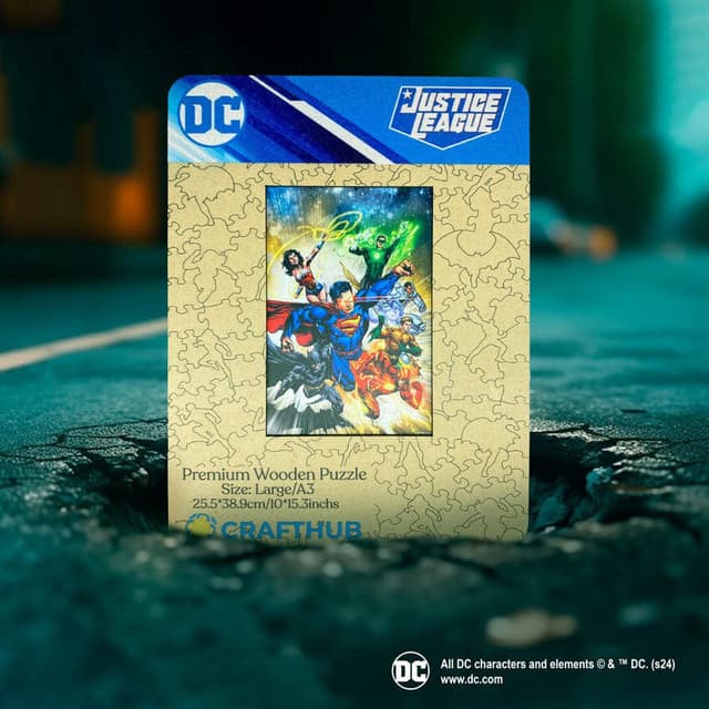Crafthub Justice League puslespil (Helte)