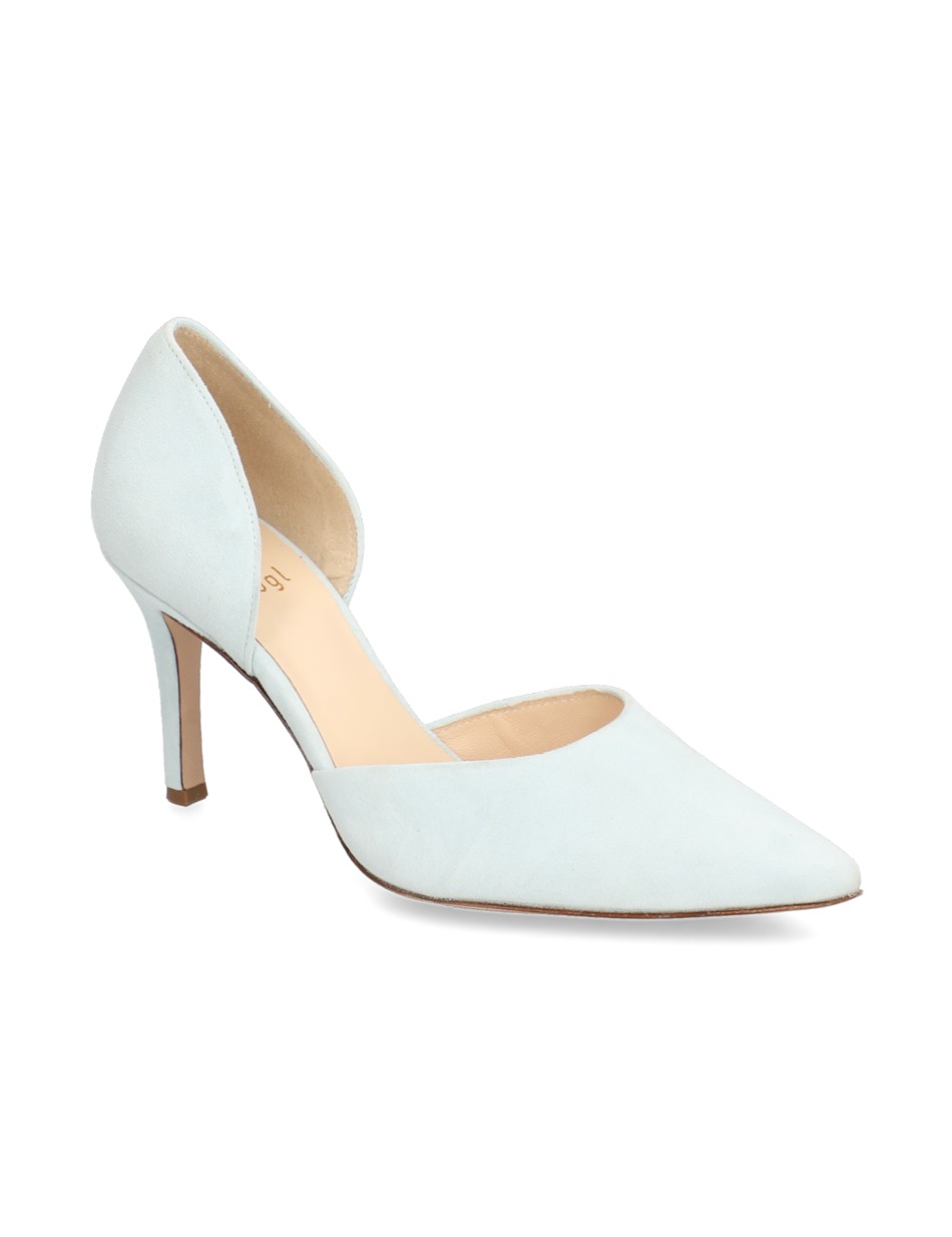 Veloursleder Pumps