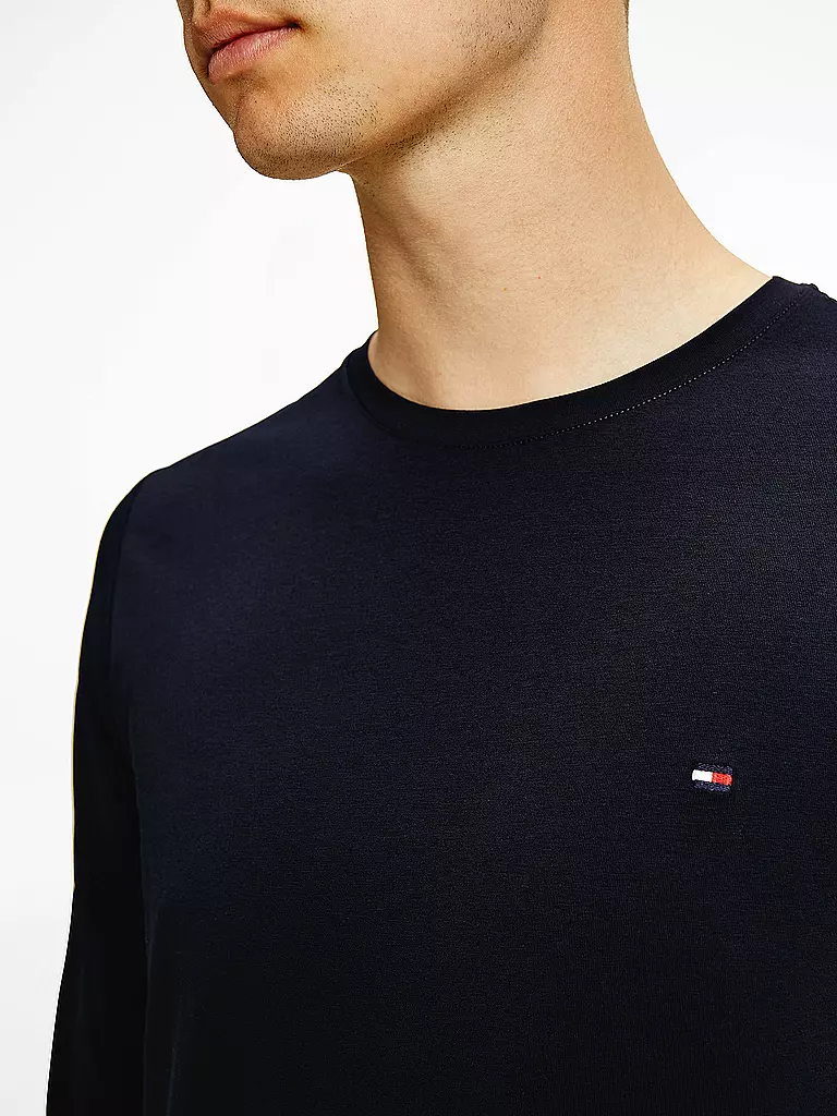 TOMMY HILFIGER Langarmshirt dunkelblau