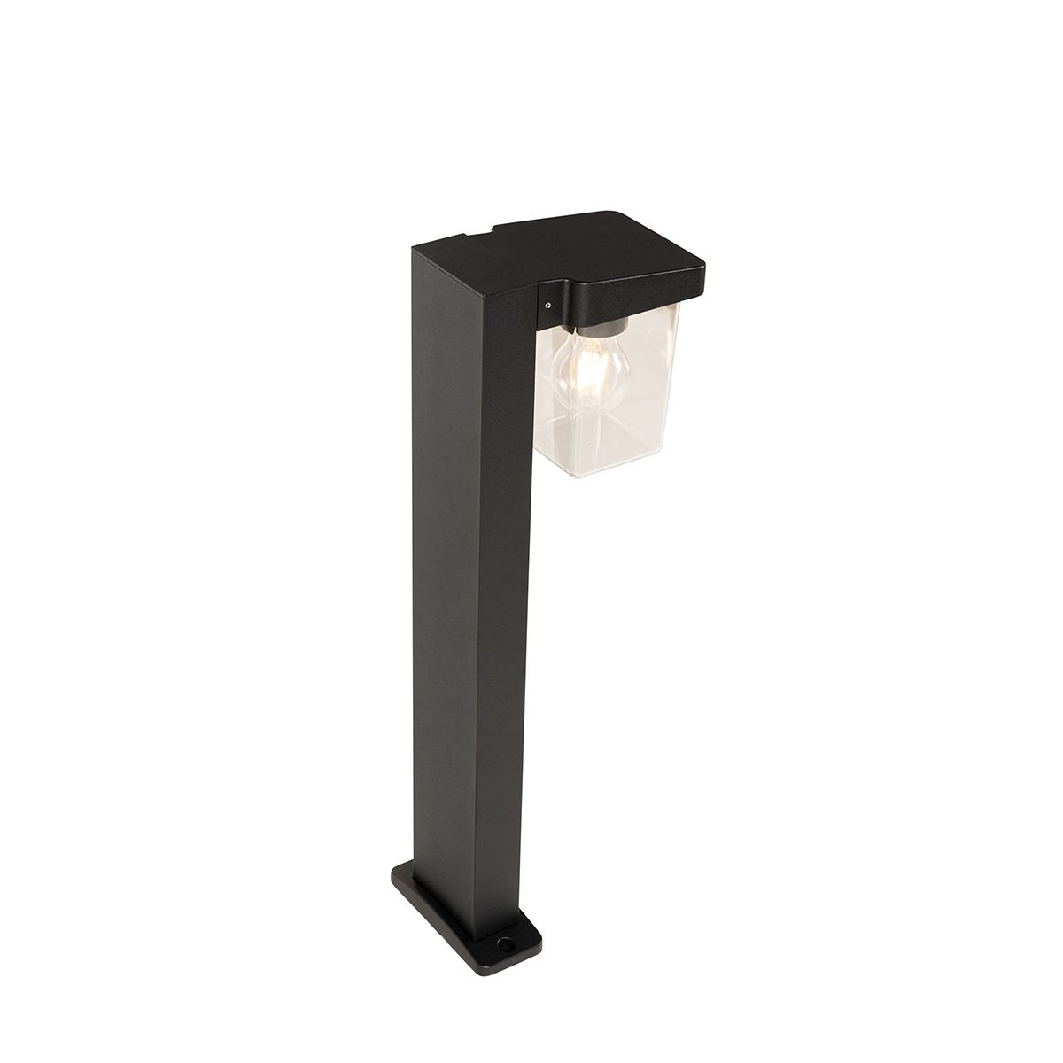 Moderne staande buitenlamp zwart 60 cm IP54 - Chimay