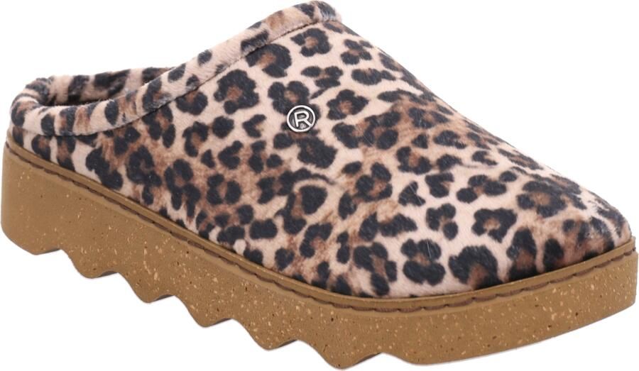 Rohde Dames Pantoffel Muil 6102-18 Panterprint