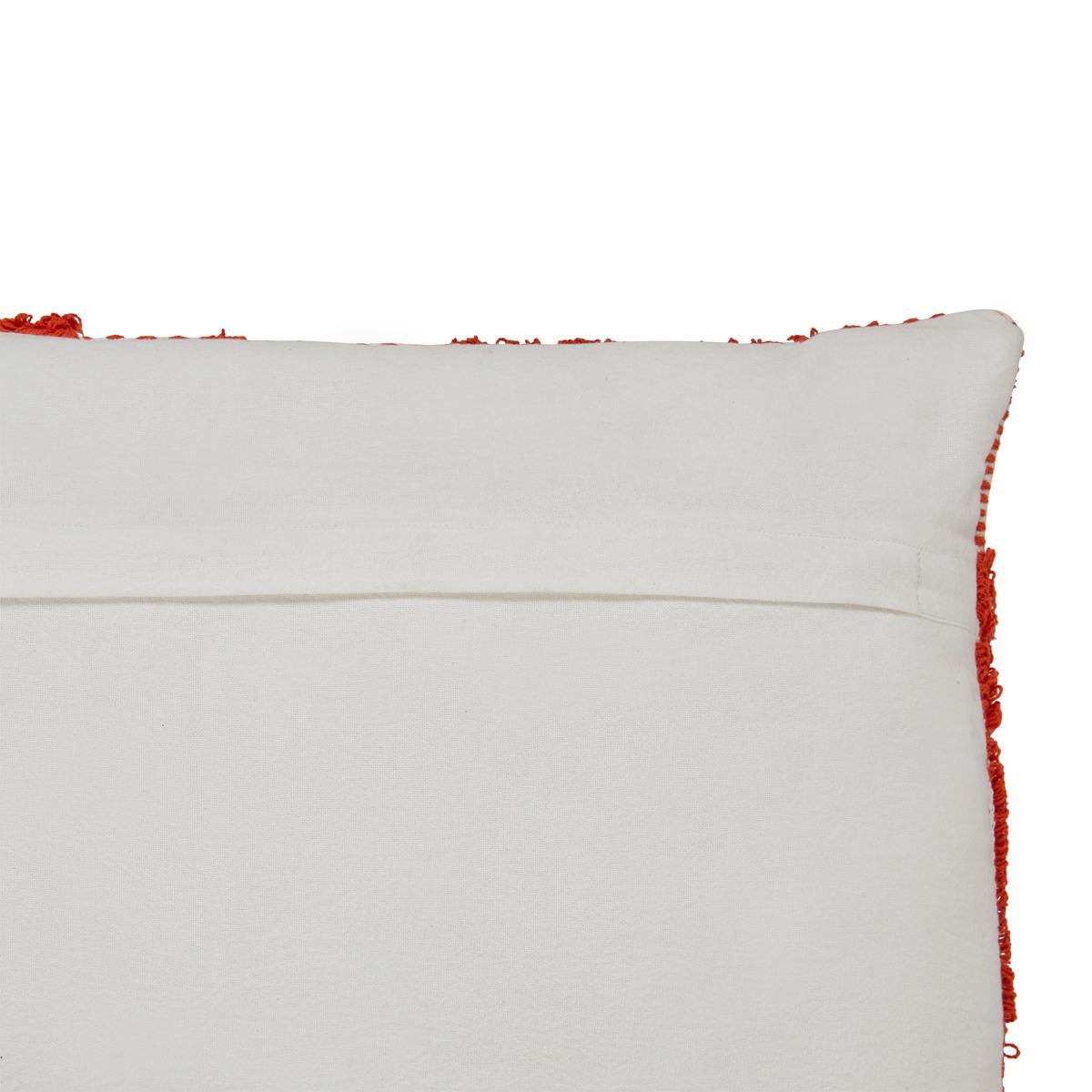 COUSSIN COTON TUFTE POPPY ORANGE 38X58CM