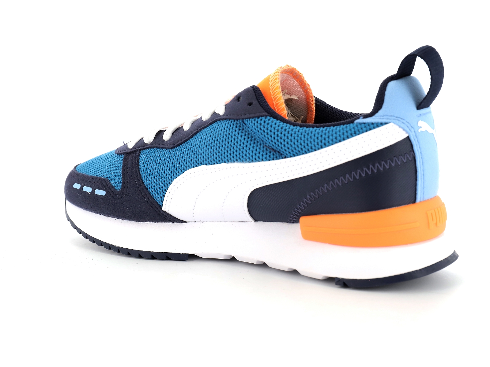 Puma-PUMA R78 Matières combinées Bleu roi