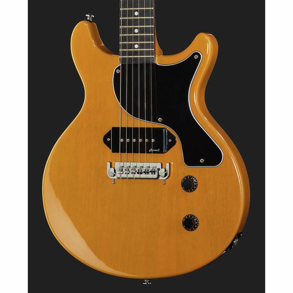 Harley Benton DC-Junior TV Yellow Bundle