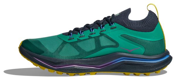 Chaussures Trail Hoka One One Zinal 2 Vert Femme