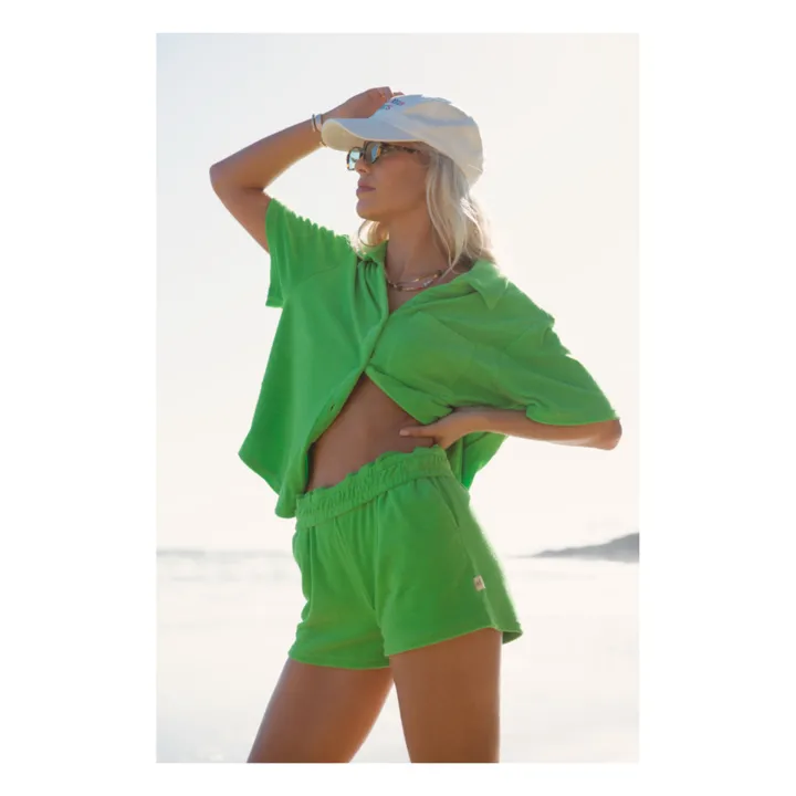 Araminta James Ensemble Chemise Terry | Vert pâle