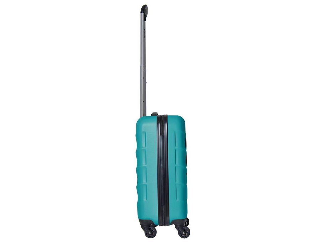 MALA DE CABINE RÍGIDA AIRPORT TURQUESA 4 RODAS 55CM