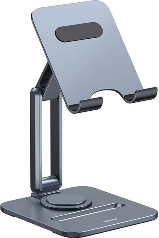 Baseus - Desktop Biaxial - Opvouwbare Metalen Standaard - Grijs - Tablethouder