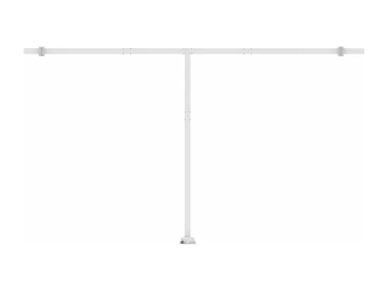 Auvent manuel rétractable sur pied 500x300 cm Anthracite
