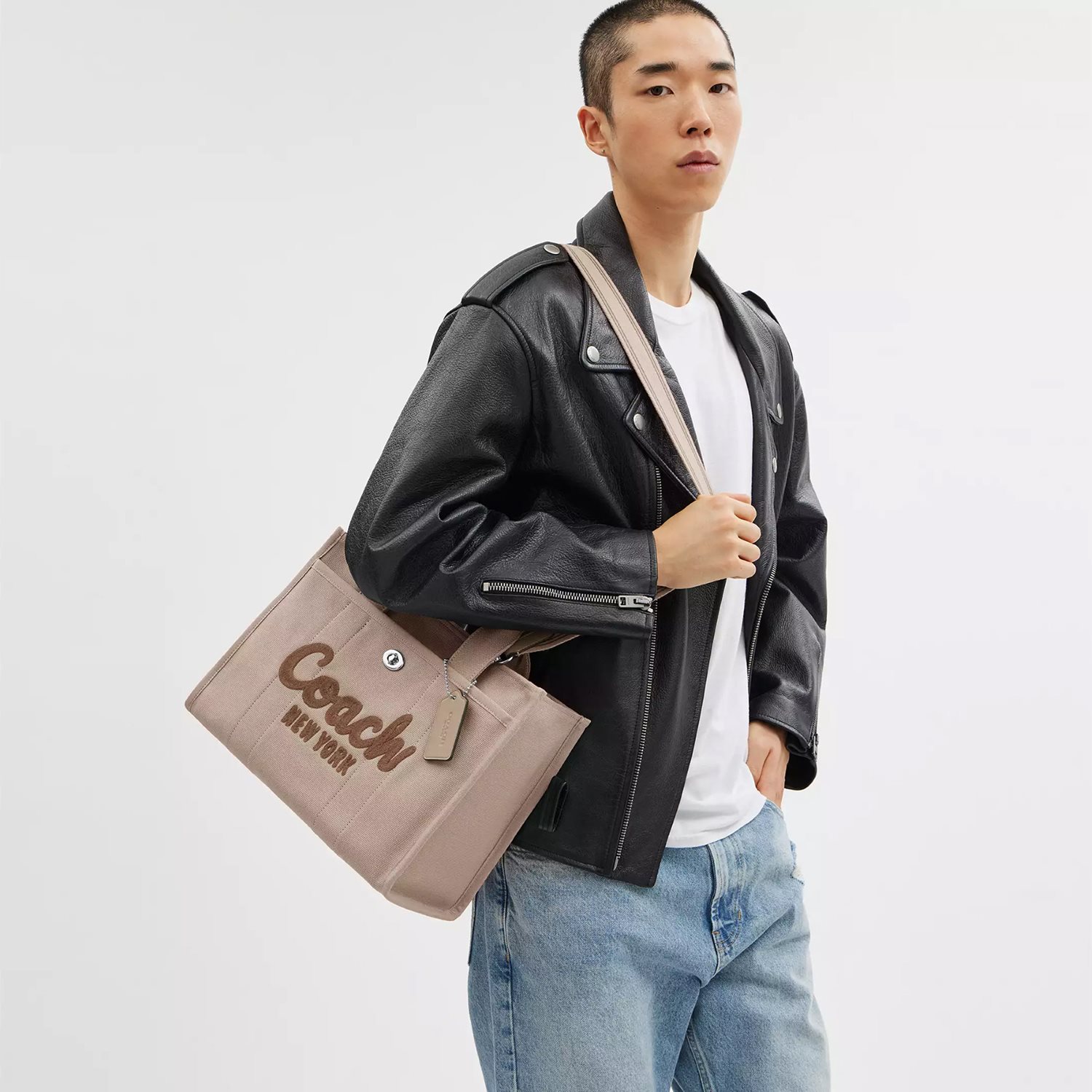 Coach Cargo Tote dark natural