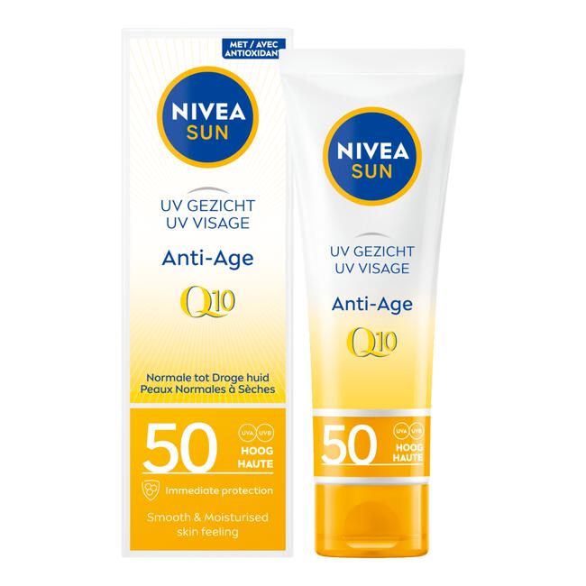 NIVEA SUN Gezichtszonnecrème Anti-Age & Anti-Pigmentvlekken SPF 50 50 ML