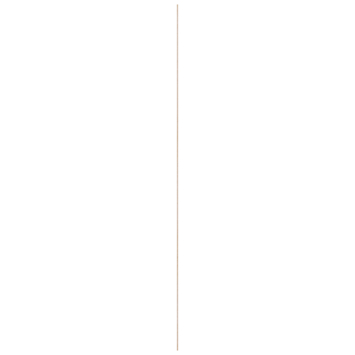 Schaaflat grenen 4x9 mm, lengte 270 cm