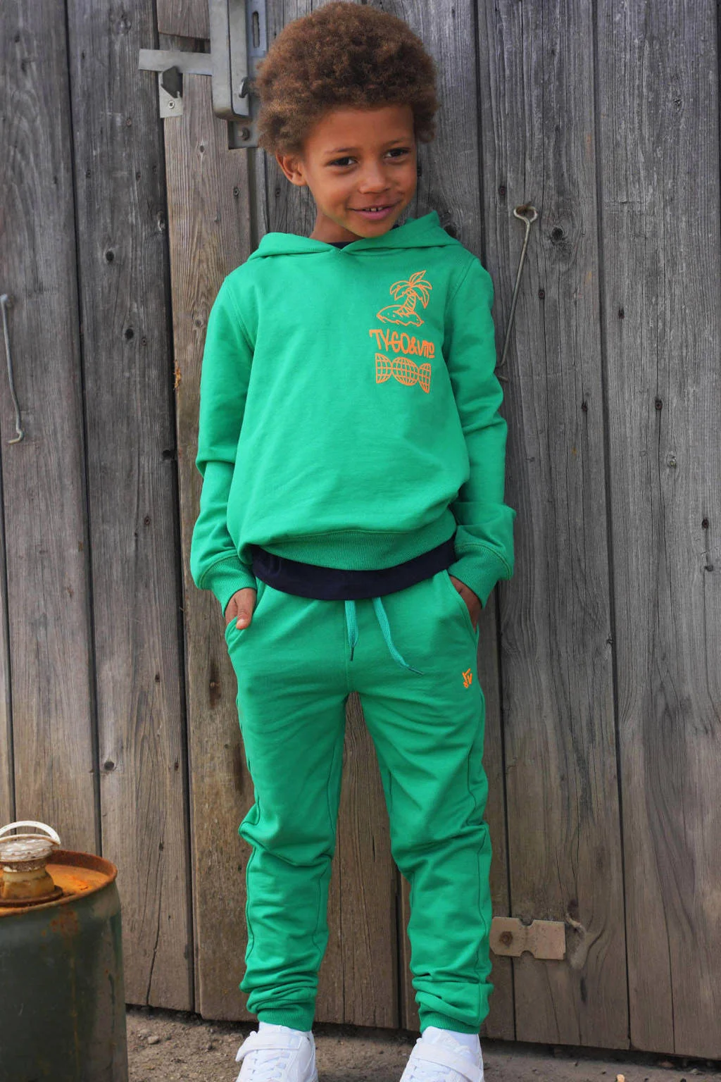 TYGO & vito joggingbroek groen