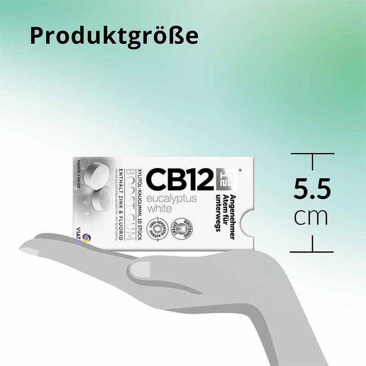 CB12 boost Eucalyptus white Kaugummi, 10 St