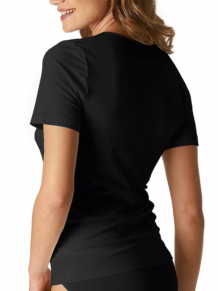 MEY T-Shirt EMOTION schwarz schwarz