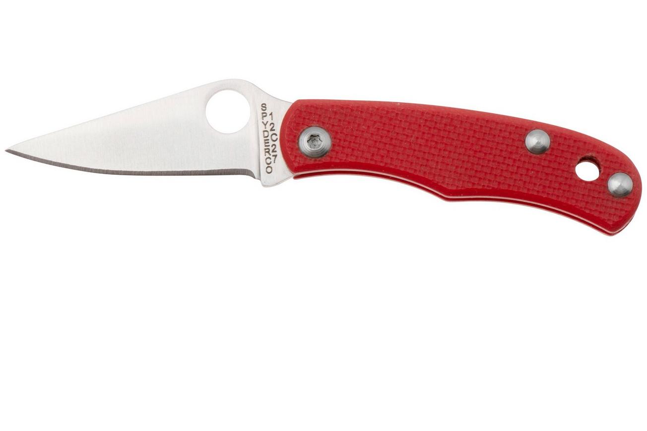 Spyderco Bug Red G10 C133GRDP sleutelhangerzakmes