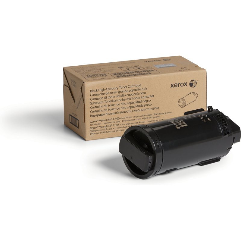 Xerox Cartouche de toner Noir de Grande capacité Imprimante couleur ® VersaLink® C500/multifonctions ® VersaLink® C505 (12100 pages) - 106R03876