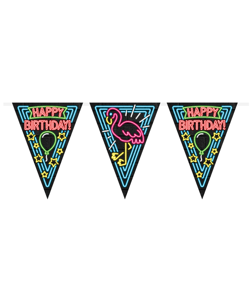 Happy Birthday Slingers Neon 10m
