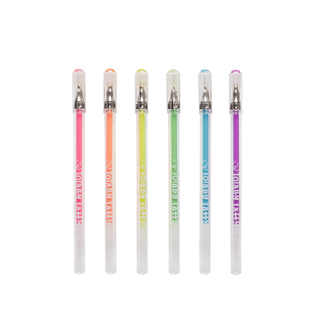 Conjunto 6 Canetas Gel Perfumadas Totally Taffy