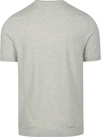Blue Industry Knitted T-Shirt Melange Ecru KBIS24-M17-STONE kopen