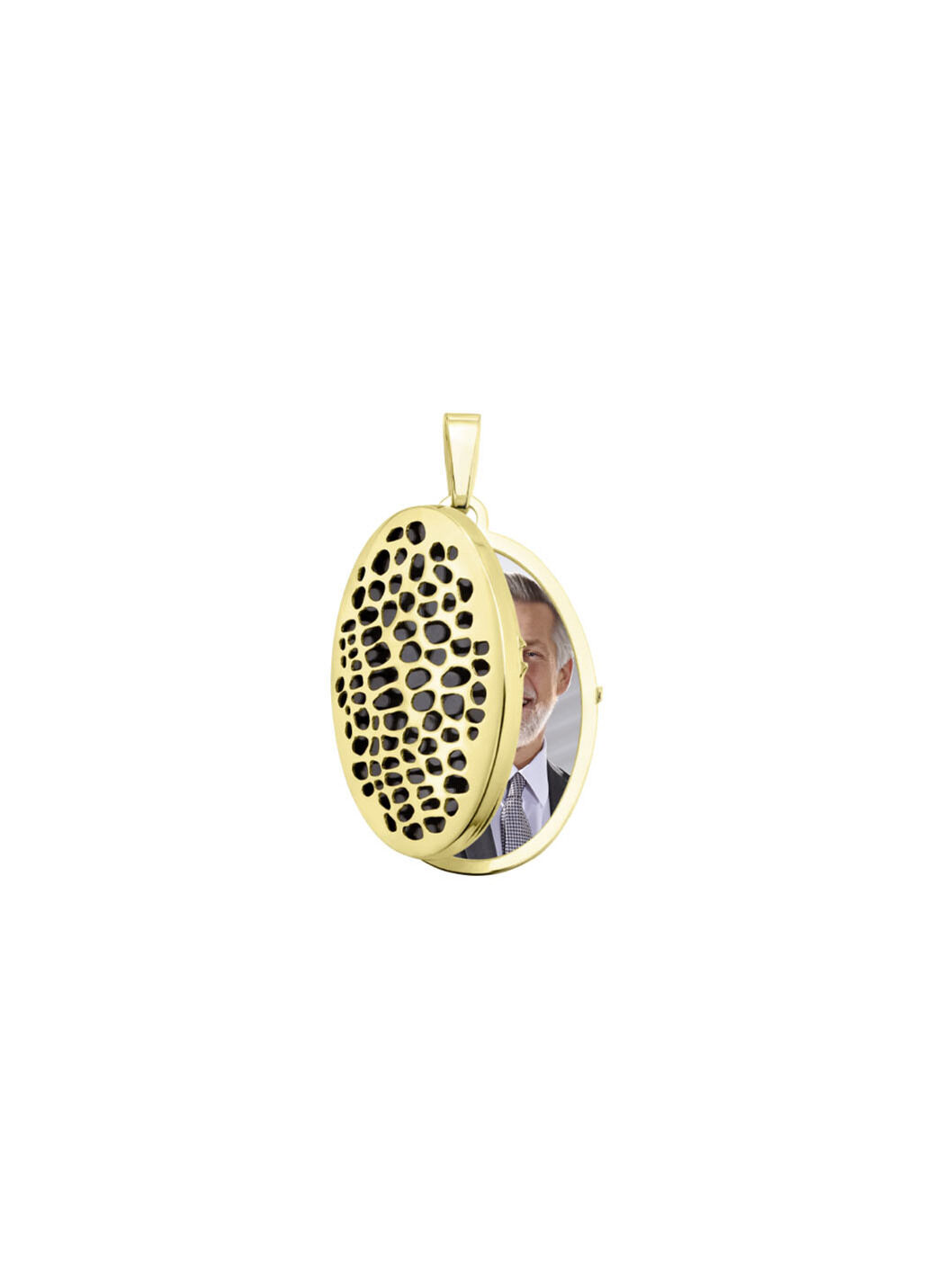 Medaillon mit Leopardenmuster