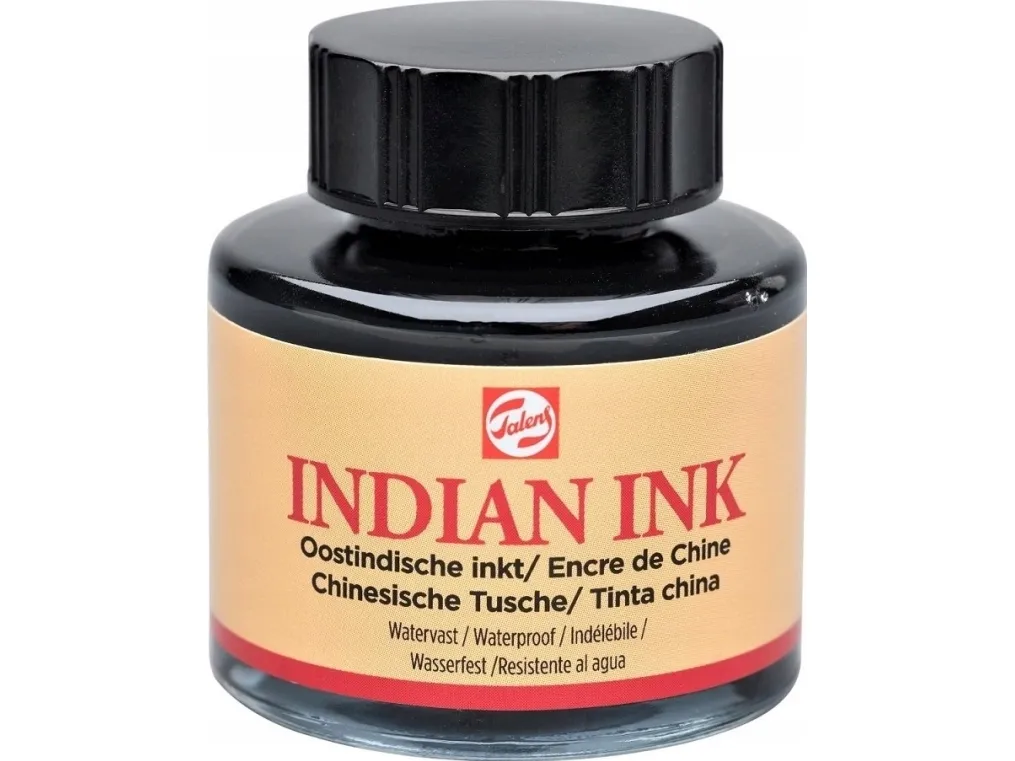 Talens Indian Ink Bottle Black 700
