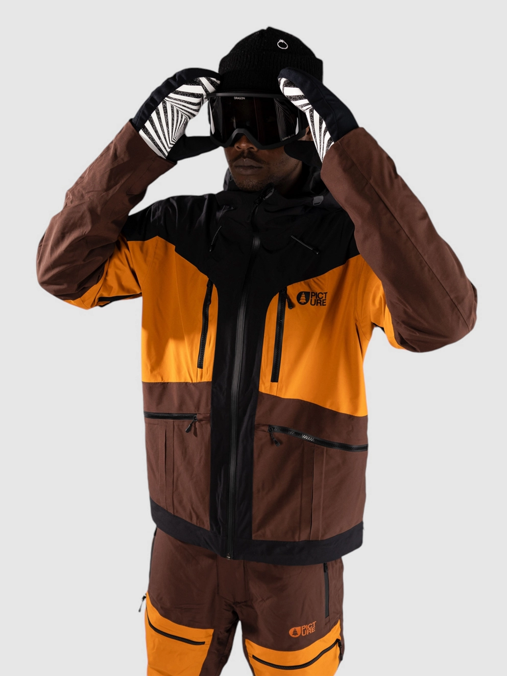 Picture Naikoon Jacket black chicory honey