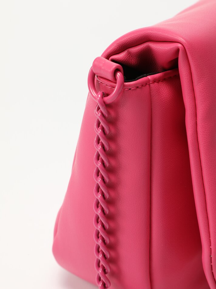 Mini bolsa em couro sintético - Rosa claro