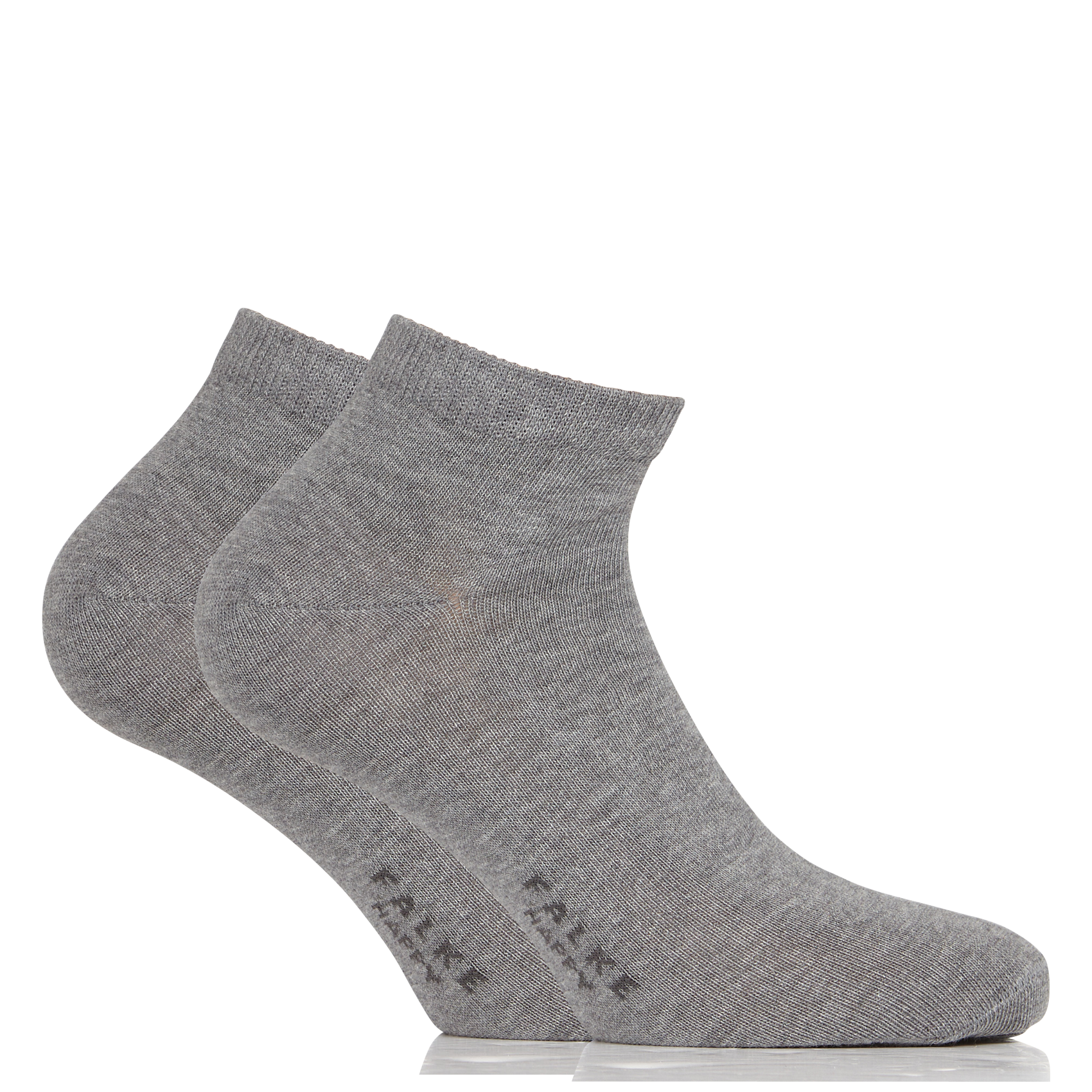 HAPPY SN - Lot de 2 paires de chaussettes en coton mélangé | Gris