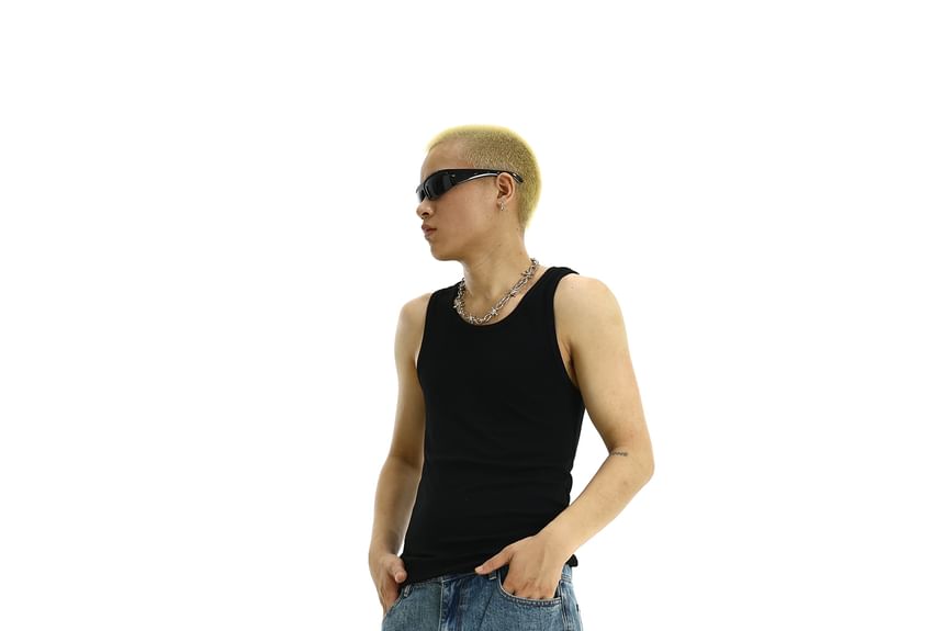 Meiksip - Mid Rise Washed Baggy Jeans