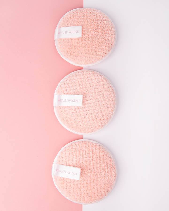 Brushworks HD Reusable Makeup Remover Pads 3pcs