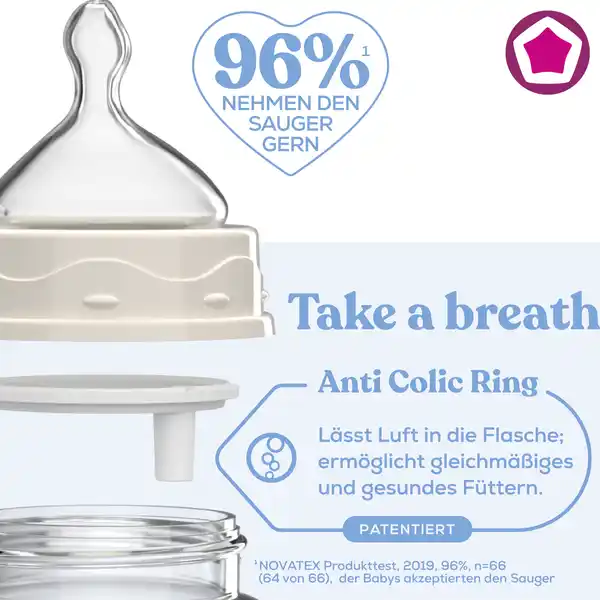 Smart Sense Babyflasche 0+