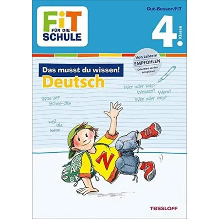 Tessloff Fit für die Schule - Das musst du wissen: Deutsch 4. Klasse