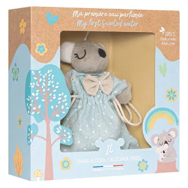 Kit de água para bebês Nature & Scents, ursinho azul, 50ml