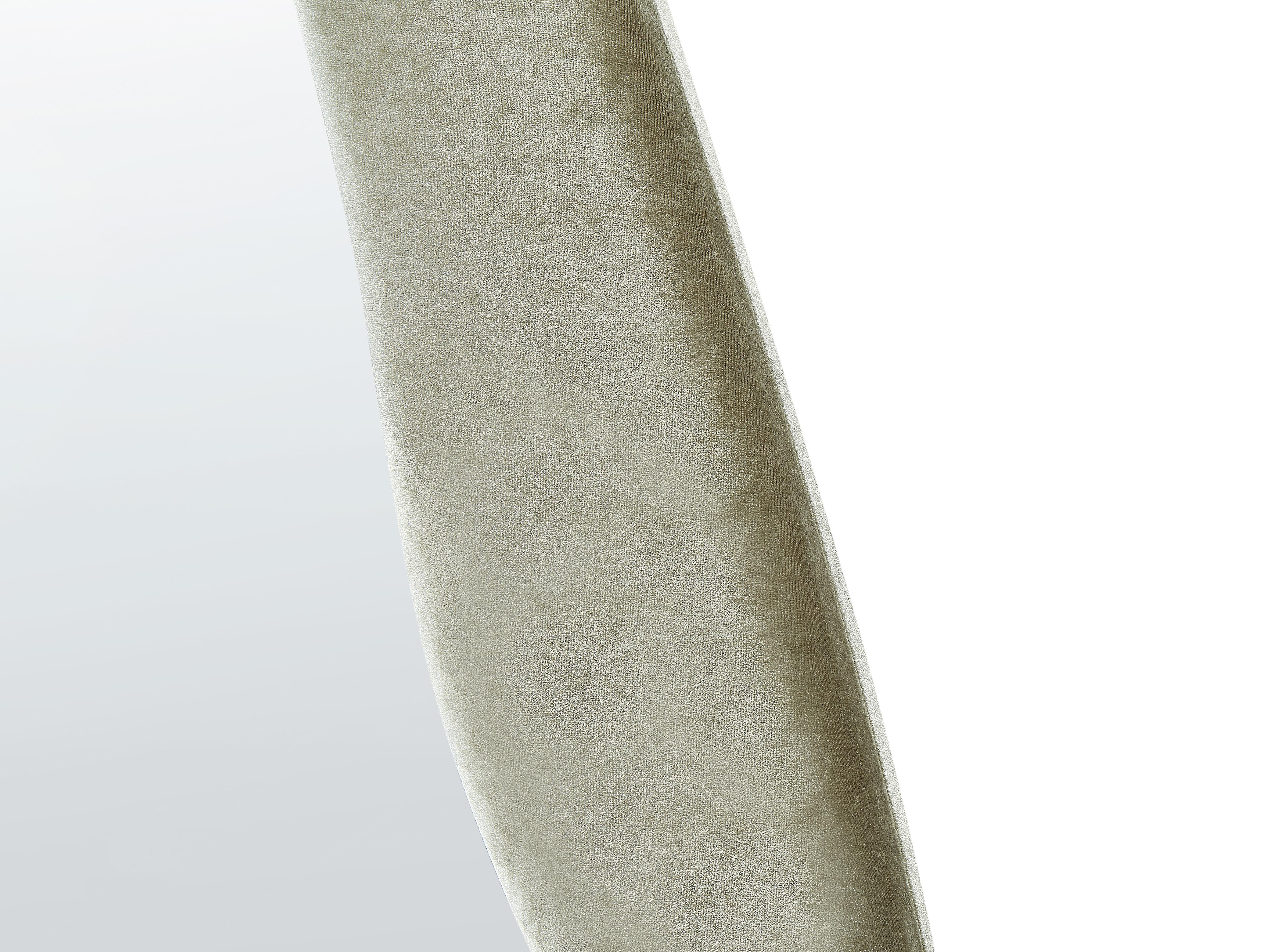 Wandspiegel REIGNY 57 cm 160 cm Fluweel Olijfgroen