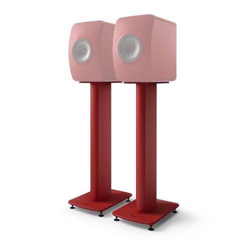 KEF S2 Floor Stand – exclusieve vloerstandaard voor de LS50 Wireless II Rood
