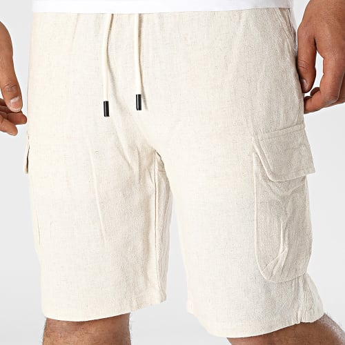 Short Cargo Beige Chiné