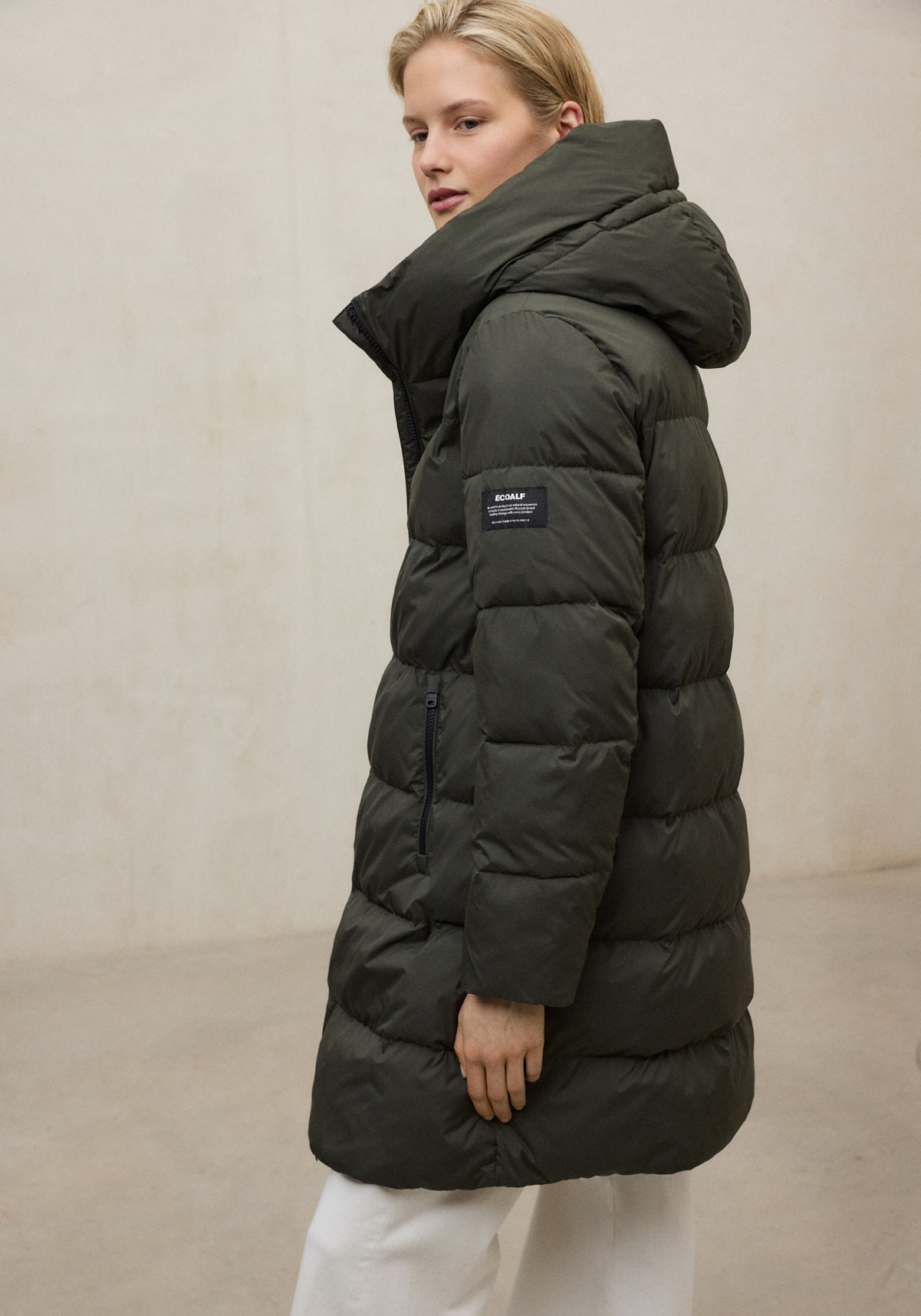 Ecoalf Puffermantel Manlie Dark Forest