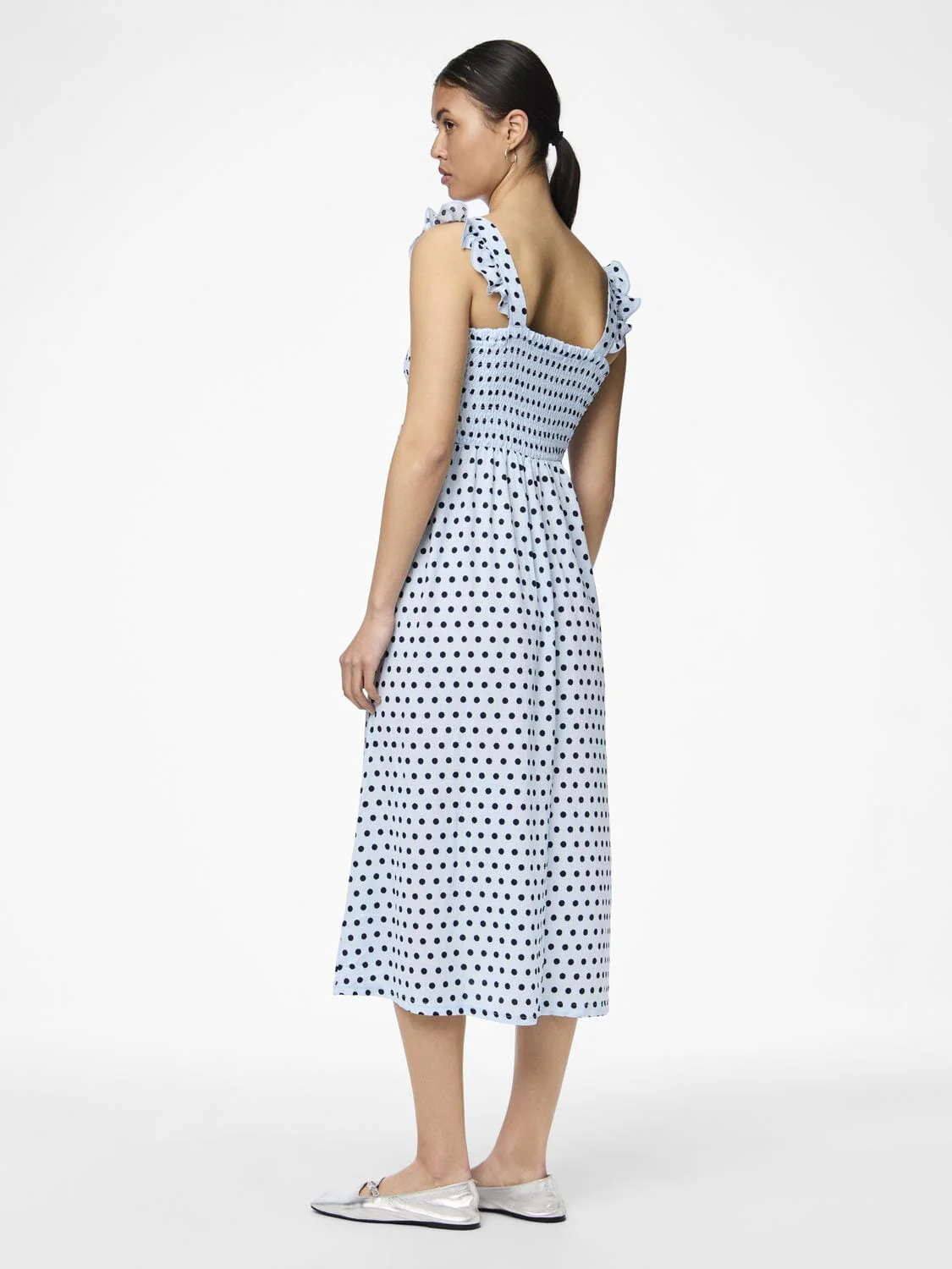 Pieces Pcluna Smock Strap Dress Sa