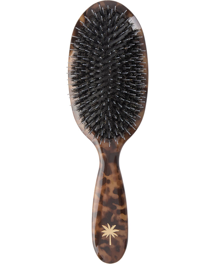 Fan Palm Boar- & Nylon Brush turtle medium