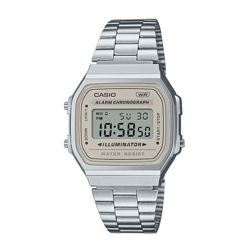 Casio Vintage A168WA-8AYES Digitalur, Silver, 36 mm