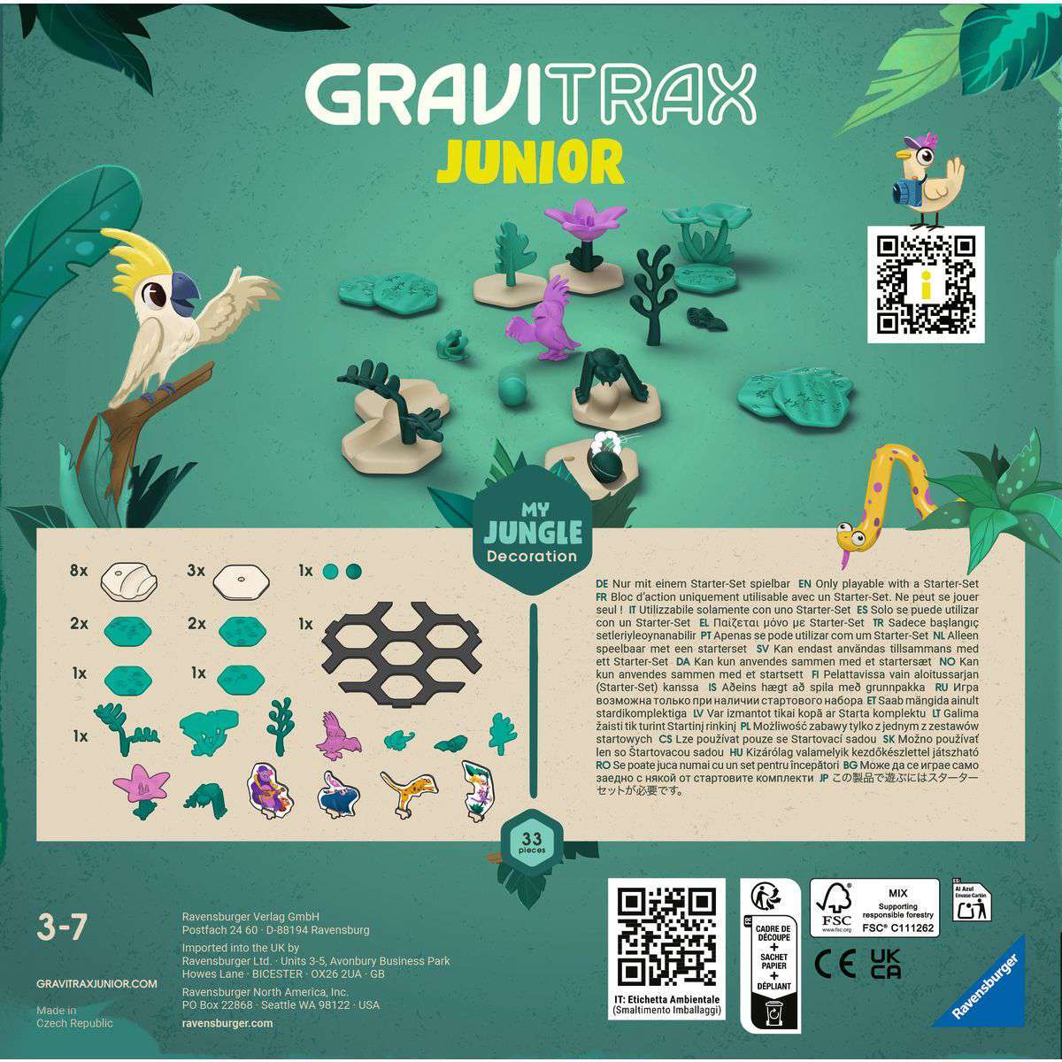 Ravensburger Spiel GraviTrax Junior Extension Jungle
