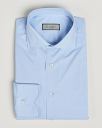 Canali Slim Fit Cotton/Stretch Shirt Navy
